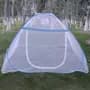 Hermosura Mosquitero Plegable Uso Interior Y Camp. Cama 2 Plazas 2104 Celeste
