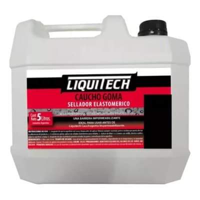 Liquitech Sellador Elastomerico Caucho Goma Imprimante 5 Lt Liquitech