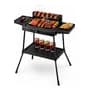 Kanji Parrilla Electrica Acero Inoxidable Kanji Brasa 2200 Watts Fácil Limpieza Kjh-be2200sp Negro