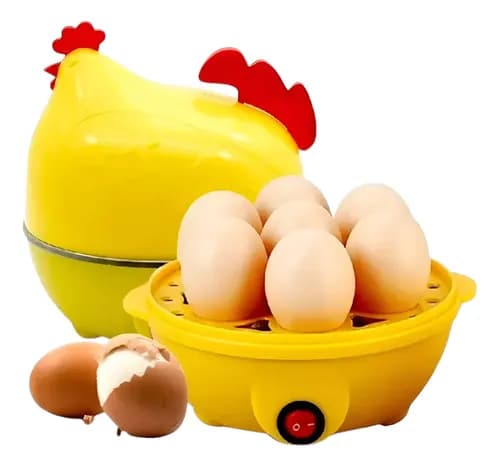 Generic Gallina Hervidor De Huevos Eléctrico/vaporizador Amarillo