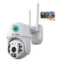 Icsee Cámara Domo Full Hd 1080p Wifi Exterior Visión Nocturna Audio Blanco