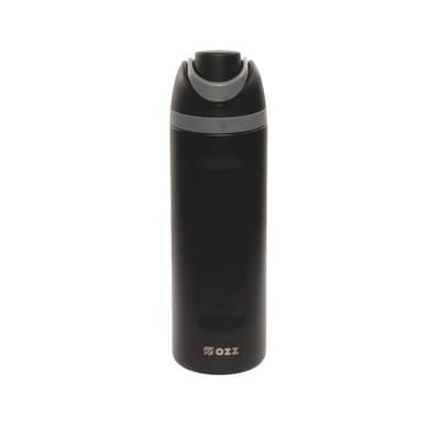 Ozz Botella Térmica Deportiva Acero Inox 750ml - Pico Doble Color Negro