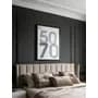 Vgo Portarretraos Vgo Madera 50x70cm Acrilico P/colgar Mds5070 Negro Acrilico