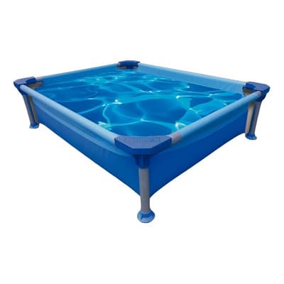 Nahuel Pileta Estructural Nahuel N°1 90cm Ancho Lona Pvc 300l Azul