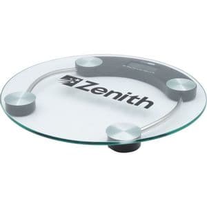 Zenith Balanza de Baño Corporal ZENITH Clear Scale 180Kg Vidrio con Termómetro