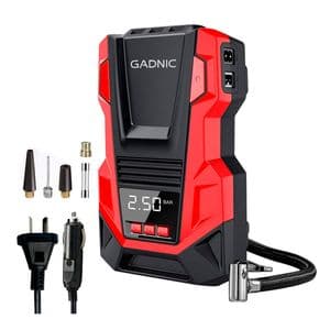 Gadnic Compresor de Aire Inflador Gadnic Portátil 12V/220V