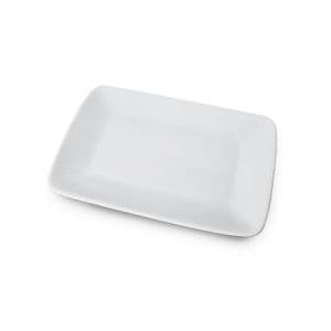 Schmidt Plato rectangular Schmidt 27cm. blanco porcelana