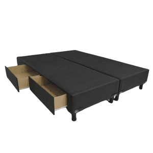 Tu Mejor Sommier Base de Sommier con Cajones King Negro 200x200