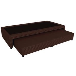 Mussa Sommier Bicama de 1 Plaza Mussa Urania Chenille Chocolate 90x190 cm