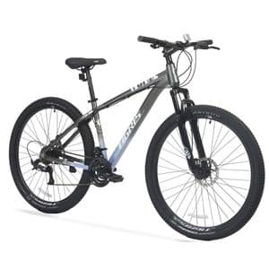 Topmega Bicicleta TopMega MTB Tigris Aluminio R29 21VEL Gris Celeste Talle M 1011854