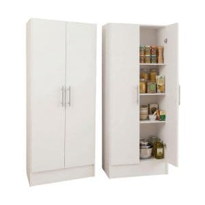 Diseños Modernos Despensero 2 Puertas 150x60 Diseños Modernos Blanco