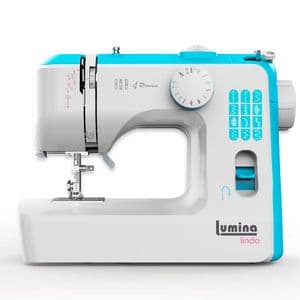 Lumina Máquina De Coser Recta Lumina Linda Turquesa 12 Diseños
