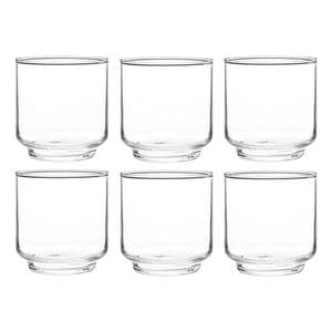 Cristar Set X6 Vaso Bajo Cristar Alegro 282ml Vidrio