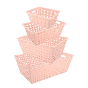 Brinox Set de Canastos Brinox 4 Piezas One Rosa Blush