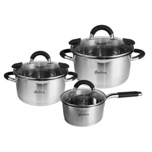 Hudson Bateria de Cocina Hudson Acero Inoxidable Apto Induccion