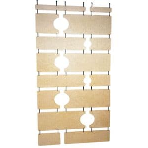 Mj Maderas Separador De Ambiente Divisor De Habitación Colgante Biombo - 225cm X 1Mts