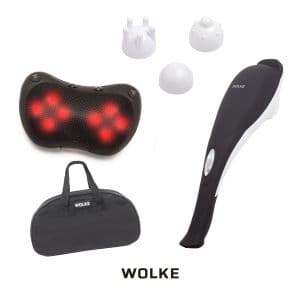 Wolke Masajeador Cervical Combo más Almohadilla Pies más Calor