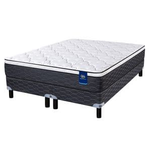 Serta Colchón de resortes Serta Monett Pocket Super King 200x200 cm con SOMMIER DE REGALO