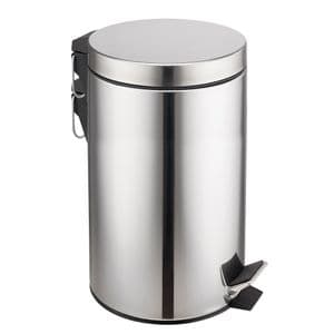 Nictom Tacho de Basura Nictom 12lts Color Acero