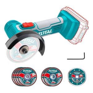 Total Mini Amoladora 76mm Inalambrica Sin Bateria 20v 3 Pulgadas Turquesa