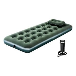 Klimber Colchon Inflable 1 Plaza + Inflador + Almohada
