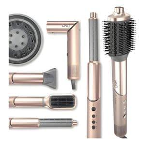 Gama Italy Cepillo Secador Gama Multi Styler Uniq Radiant 9 En 1 Negro