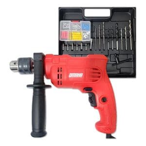 Omaha Taladro Percutor Electrico Omaha 650w Vel Variable + Acc Rojo