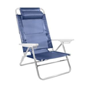 Mor Reposera Almohada Playa Camping 6 P Aluminio Reforzada Mor