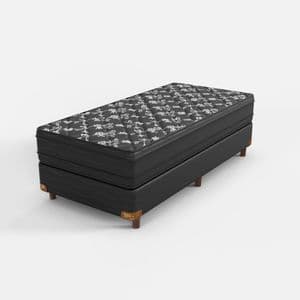 Luna Del Sur Colchón de Espuma Con Pillow y Sommier 1 1/2 Plaza Luna del Sur Super Plus CP 100x190 cm