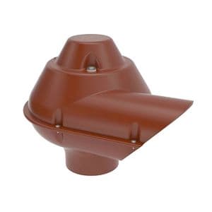 Hydros Forzador Extractor De Aire Direccional Ruleman 10cm Hy-fa100 Color Rojo Terracota