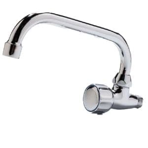 La Dolfina Canilla De Pared 1 Agua Con Cierre Compresion Pico Movil Alto P