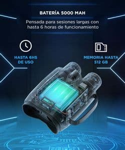 Gadnic Binoculares Digitales Gadnic Visión Nocturna 800 m Pantalla IPS