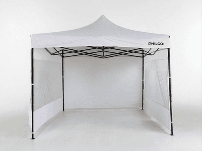 Philco Gazebo Philco Blanco 3X3 Con Paredes Autoarmable GAP3X3WW3P