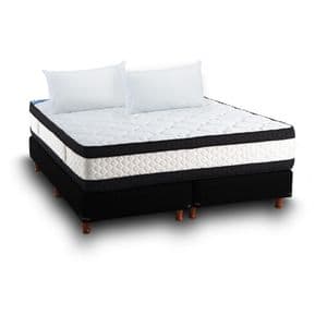 Topacio Sommier y Colchón + Almohadas Topacio Simetric EuroPillow 160x200x63 (2 Plazas)