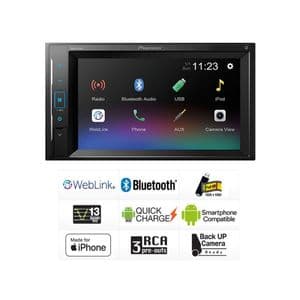 Pioneer Reproductor AV Multimedia Pioneer DMH-A245BT Bluetooth Audio Car Pantalla Táctil 6,2" USB MP3