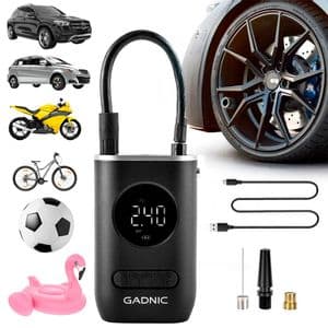 Gadnic Inflador de Neumáticos Inalámbrico Gadnic Mini Recargable 50w