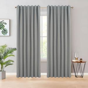 Full Blanc Cortinas Fullblanc Blackout 100% Oscuridad Total y Aislamiento Gris Claro