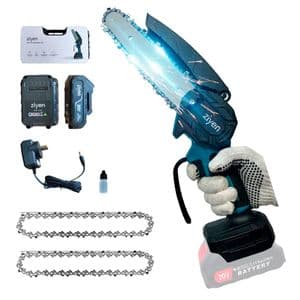 Zielen Mini Motosierra Electrica Ziyen Batería 20V Recargable