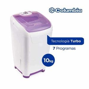 Columbia Lavarropas Semiautomático Columbia 10kg Carga y Descarga Manual de Agua LSC 10000 Sin Bomba