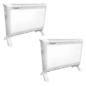 Magiclick Combo x2 Convectores Magiclick C1215 2000 Watts Color Blanco Bajo Consumo