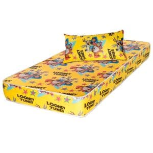 Inducol Colchón de Espuma Inducol Looney Tunes con Almohada 80x190