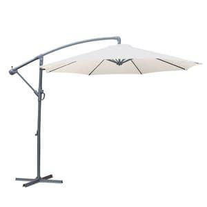 Fravega Home Sombrilla Banana Fravega Home 3 m con Giro 360° y Base Cruzada Sin Peso