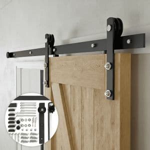 Cintek Kit Puerta Corrediza Granero Riel 2 Metros