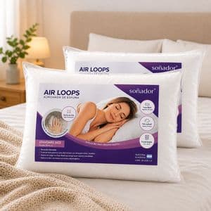Springwall Pack X 2 Almohadas Springwall Espuma Soñador Air Loops 60x40