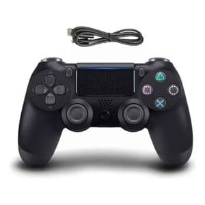 Generic Joystick Play Station 4 - PS4 doble Motor Vibra Negro Caja Sellada EL MEJOR Garantía - Premium