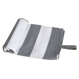 Kavanagh Toallón Kavanagh Secado Rápido Microfibra 260gr 70x140cm Rayada Gris/Blanco