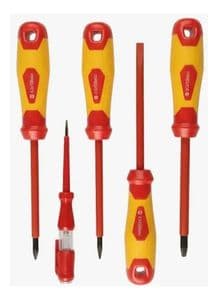 Black Jack Destornilladores Aislados Black Jack A041 + Tester Voltaje
