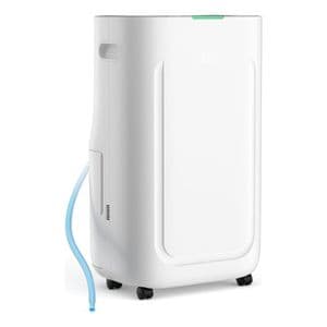 Ludatido Deshumidificador De Sótano De 80 Pintas 6.5 L, 4 Modos, Te Blanco