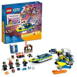 Elegoo Set de juguetes de construcción LEGO City Water Police Detective 60355