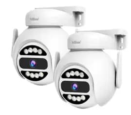 Srihome Kit x2 de Cámaras de Seguridad sh047 SriHome 4mp Audio De Pared o Techo